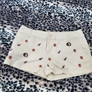 Juniors size 11 FSU shorts
